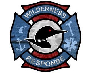 A patch that says Wilderness Response and has the Many Point logo inside